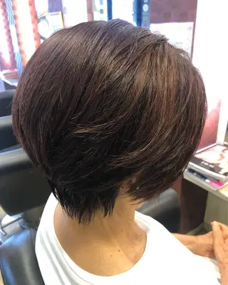 ショート カラー 織田 英之のヘアスタイル
