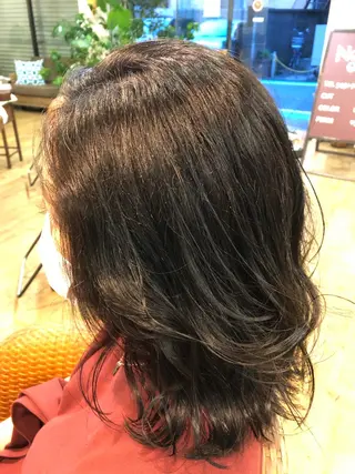 ミディアム 松島 怜緒奈のヘアスタイル