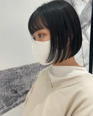 ミディアム カラー yajima Moemiのヘアスタイル