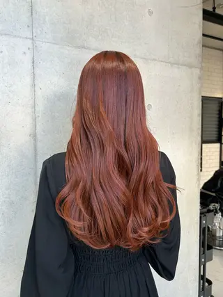 ロング カラー ヘアアレンジ ボブ艶モテカラー🫧 カリンのヘアスタイル