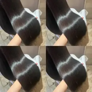 ロング カラー 大石 真理子のヘアスタイル