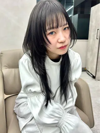 ロング カラー レイヤー/透明感 カラー💘akariのヘアスタイル