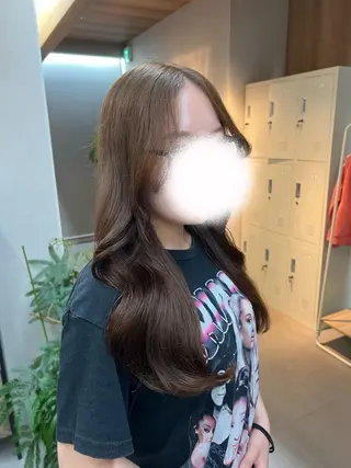 ロング 森川 紗菜のヘアスタイル
