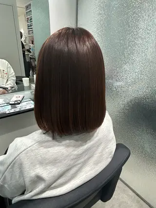 ミディアム 艶髪縮毛矯正 🫧🦋/YUINAのヘアスタイル