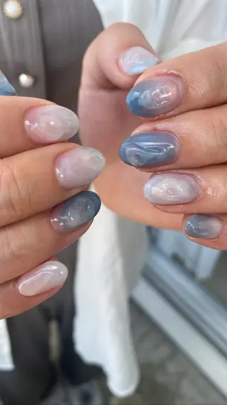 ショート カラー ネイル tetty nailsalonのネイルデザイン