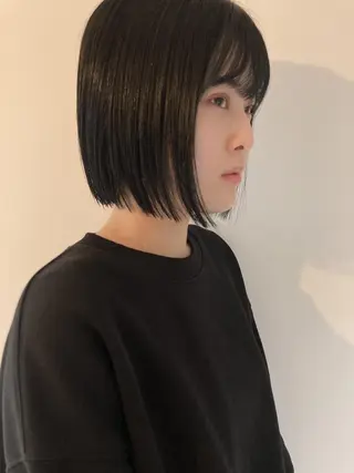 ミディアム カラー 佐伯 和佳のヘアスタイル