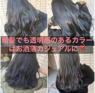 カラー ブリーチなしで 全国から予約殺到♡のヘアスタイル