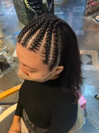 セミロング ヘアアレンジ KOYA ｺﾔのヘアスタイル