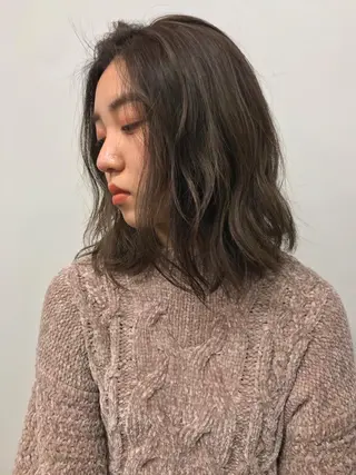 ミディアム カラー 🍃YURI 🍃のヘアスタイル