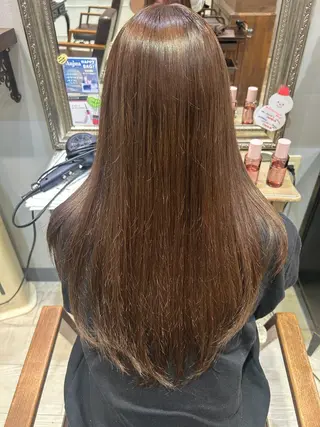 カラー 透明感カラー yuzuna♩のヘアスタイル