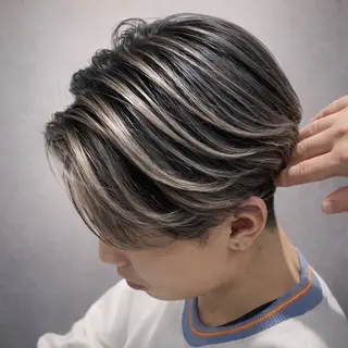 カラー メンズ バレイヤージュ特化｜ Takuのヘアスタイル
