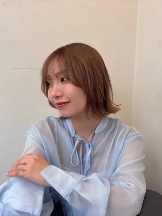 ミディアム カラー un.le.pont ルカ 🎨のヘアスタイル