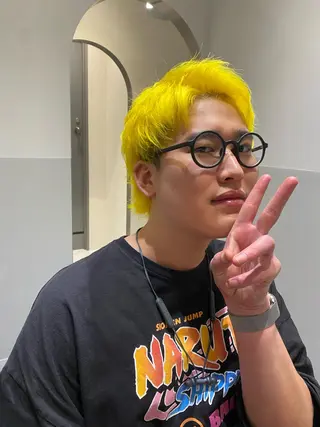 ショート カラー ヘアアレンジ メンズ 🫧髪質改善/透明感 レイヤー/サスケ🫧のヘアスタイル