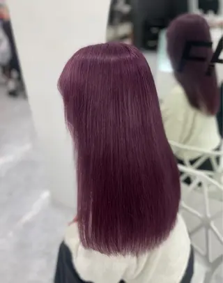 ロング カラー 🎀tomoka🎀 髪質改善/ハイトーンのヘアスタイル
