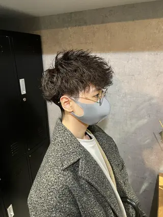 ショート パーマ特化美容師 佐藤壮流のヘアスタイル