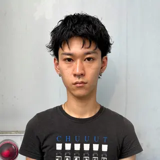 ショート メンズ ⚾️横浜メンズカット 阿部龍馬🍺🍔のヘアスタイル