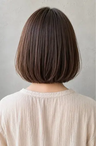 ミディアム 菅野谷 琉那のヘアスタイル