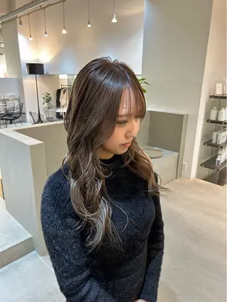 ロング カラー 田中 貴也のヘアスタイル