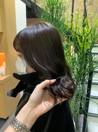 カラー 海外girl🤎 透明感ベージュmaoのヘアスタイル