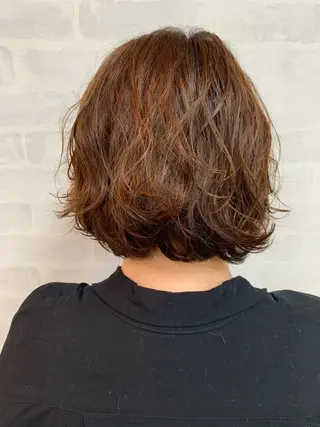 ショート パーマ 竹内 結希のヘアスタイル