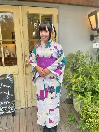 ヘアアレンジ KURIA‪‪/ブリ ーチ/ダブルカラーのヘアスタイル