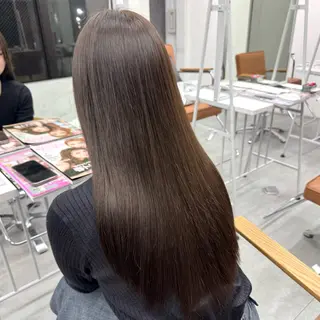 ロング カラー ヘアアレンジ ブリーチなしカラー /新百合ヶ丘/安形翔のヘアスタイル