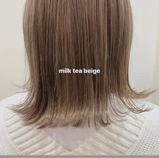 ミディアム カラー ブリーチなしWカラー ／レイヤー🎀マリノのヘアスタイル