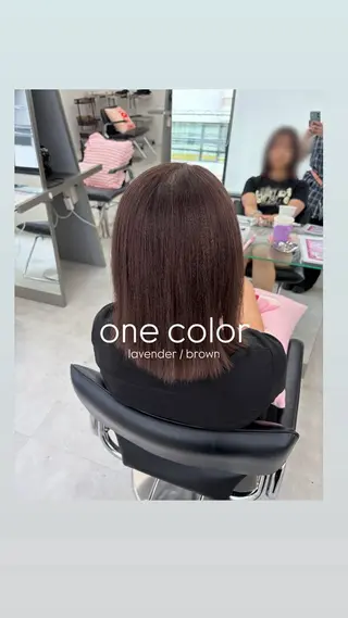 カラー 艶カラー┊͙透明感 ┊͙横浜┊͙みゆ🩵のヘアスタイル