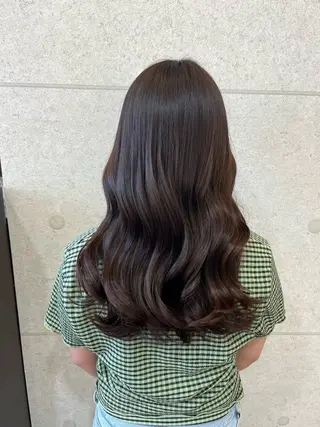 セミロング レイヤー/透明感 カラー🩶ikoiのヘアスタイル
