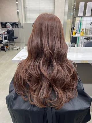ロング カラー パーマ ヘアアレンジ メンズ 上品＆韓国風 🥀海心🥀のヘアスタイル