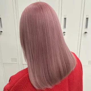 セミロング カラー 🍀透明感ナチュラル カラー🍀じゅんのヘアスタイル