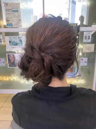 ヘアアレンジ 竹内 結希のヘアスタイル