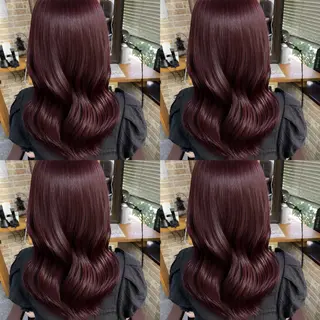 ミディアム エクステ×髪質改善× 𝑺𝑬𝑵𝑹𝑰のヘアスタイル