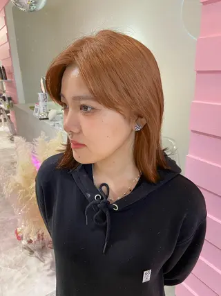 ミディアム カラー ヘアアレンジ 🌼似合わせのプロ 心斎橋/rena🌼のマツエク・マツパデザイン
