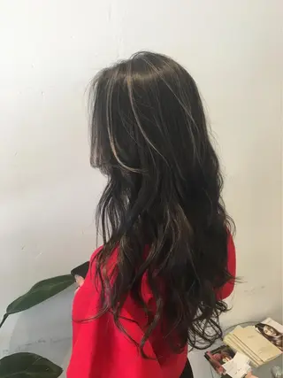 ロング カラー Teramura Kaoriのヘアスタイル