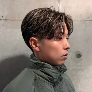 ショート メンズ メンズパーマ /マッシュ/ヨシダのヘアスタイル