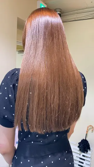 ロング カラー パーマ ヘアアレンジ ナチュラルレイヤー/ ボブパーマ/カネコのヘアスタイル