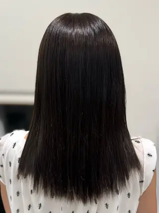 セミロング Words-fuu 中村友郁のヘアスタイル