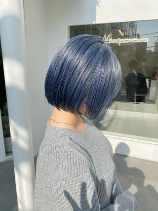ショート カラー ハイトーン×似合わせ 🌱中川慎之介のヘアスタイル