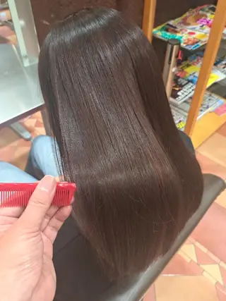 ロング 山内 泰輝のヘアスタイル