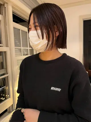 ショート カラー eri kinjoのヘアスタイル