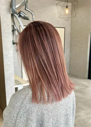 ミディアム カラー 一ノ瀬 暁のヘアスタイル