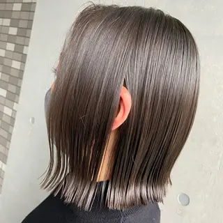ミディアム 💜推しインナー カラー/菊池柊真💜のヘアスタイル