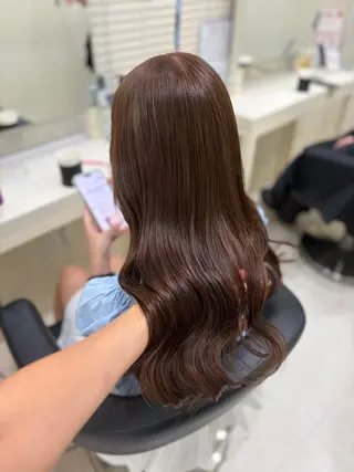 ロング カラー 大人上品ベージュ 🎀HARUNAのヘアスタイル