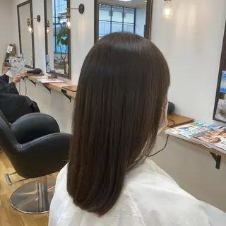 カラー 神田 菜々子のヘアスタイル