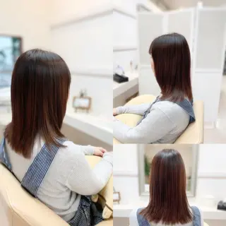 セミロング Suno-Luno ヤマガタ　ケンイチのヘアスタイル