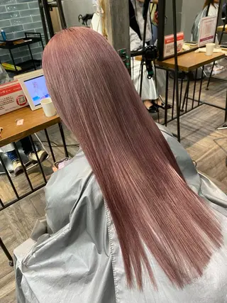 ロング 的場 渉のヘアスタイル