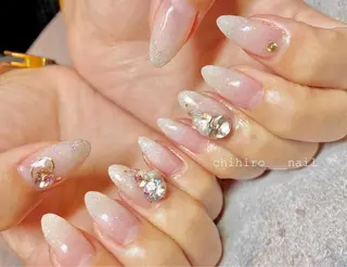 ロング カラー ネイル chihiro 小路ネイルのネイルデザイン