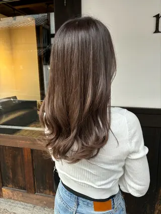 セミロング カラー 【novem】 Miyukiのヘアスタイル