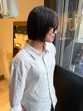 ミディアム fubuki🪷 似合わせカットカラーのヘアスタイル